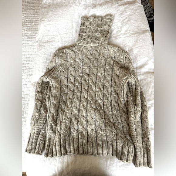 Emerson Fry cable-knit Alpaca Turtleneck Sweater